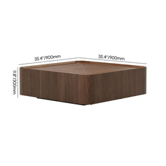 Walnut Mid-Century Modern Coffee Table With Drawers Dimensions