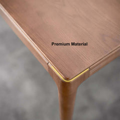 Walnut Mid-Century Modern Writing Desk with 3 Drawers