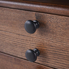 Walnut Mid-Century Modern Writing Desk with 3 Drawers