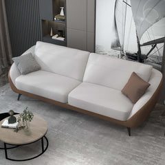 White Chesterfield Sofa With Leath-Aire Upholstery