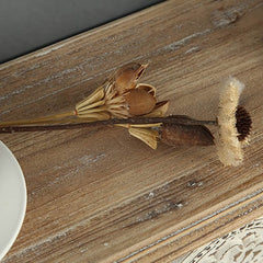 White Solid Wood Floating Shelf - French Country Design, Wall Mounted