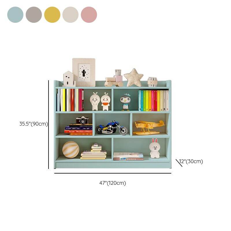 Wooden Kids Storage Shelf with Playful Roof Silhouette and Sturdy Build Dimensions